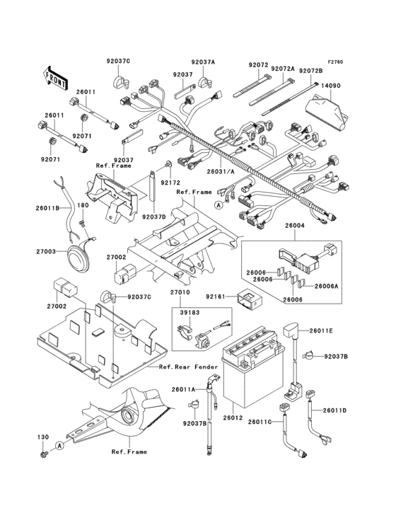 Chassis electrical equipment