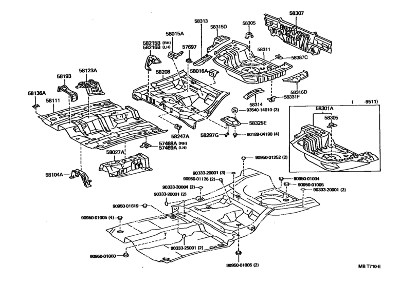 Floor Pan & Lower Back Panel