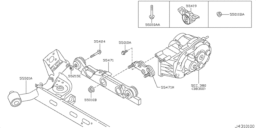 Rear suspension