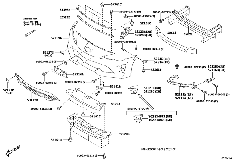 Front Bumper & Bumper Stay