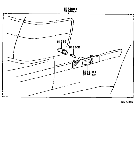 Side Turn Signal Lamp & Outer Mirror Lamp
