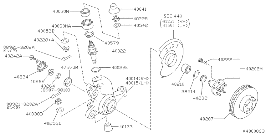 Front axle
