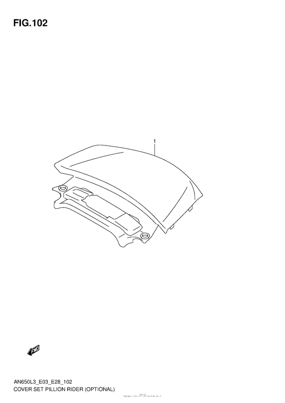 Cover Set Pillion Rider (Optional)