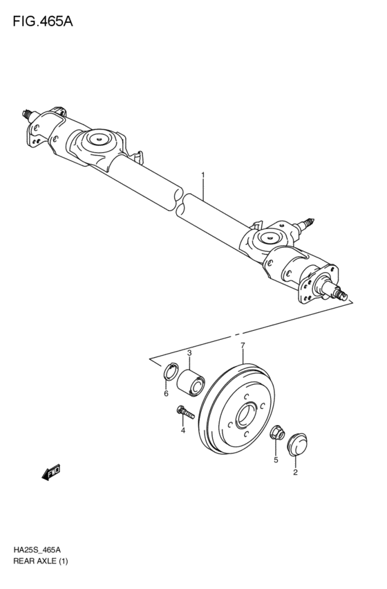 rear axle