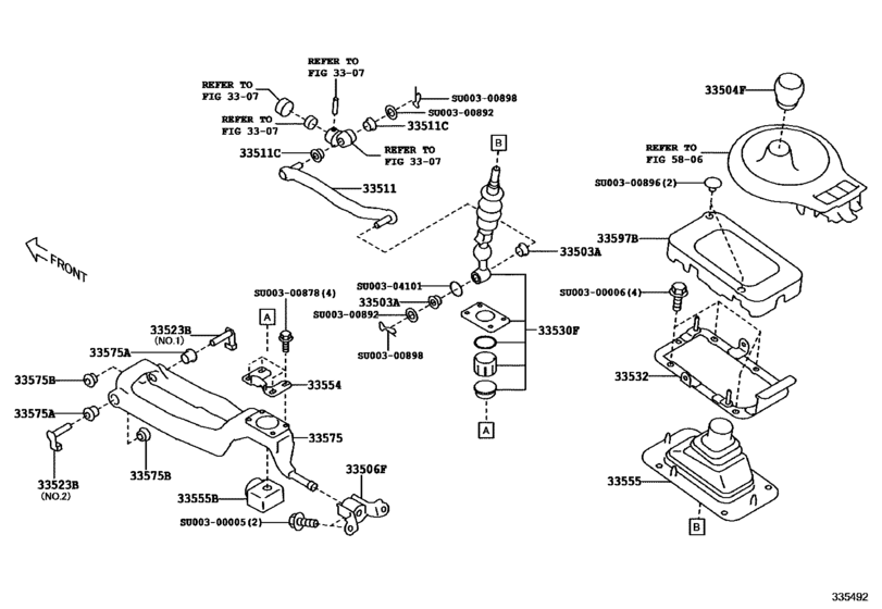 Shift Lever & Retainer
