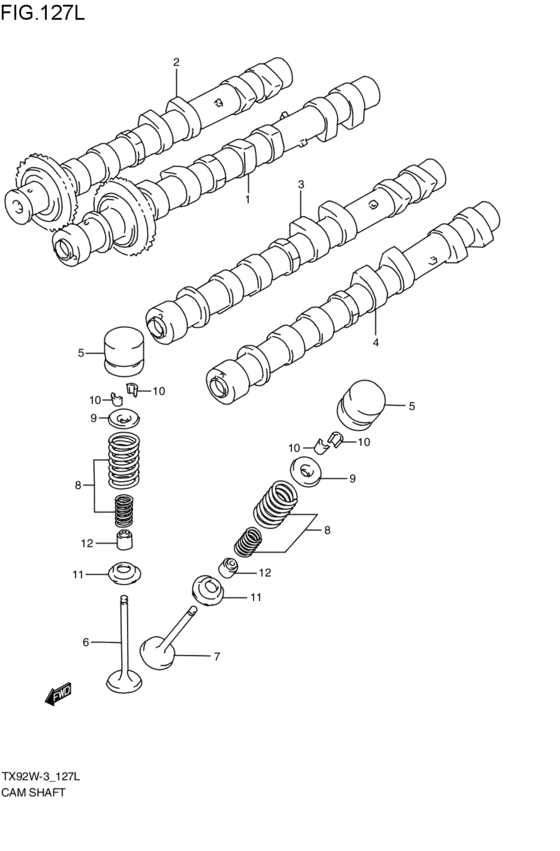 camshaft / valve