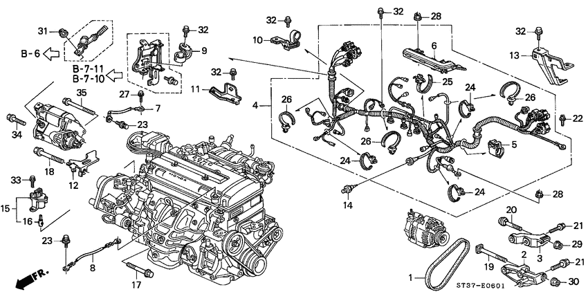 Engine wire harness