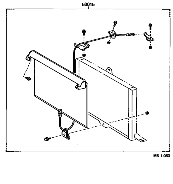 Radiator Support & Wind Guide