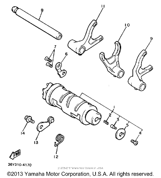 Shift Cam & Fork