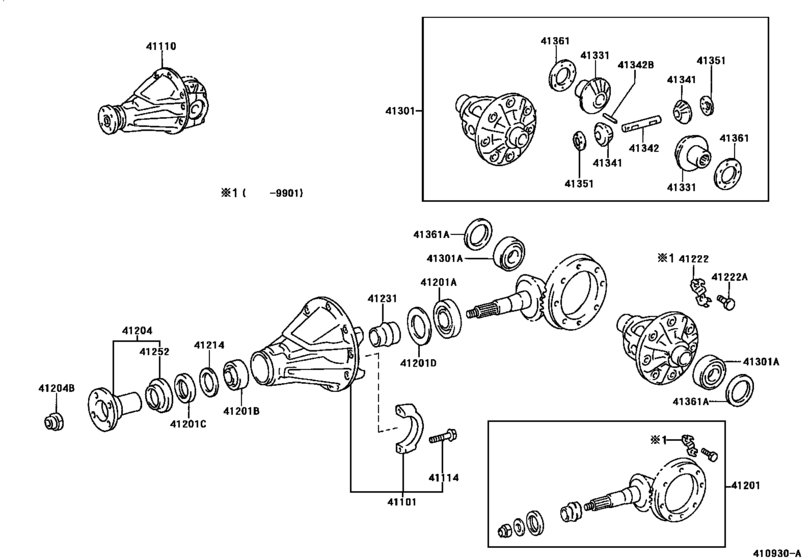 Rear Axle Housing & Differential
