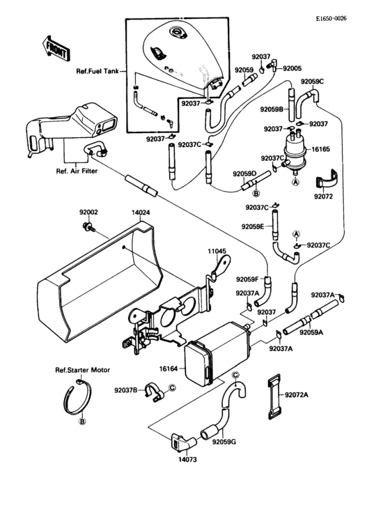 Fuel evaporative system
