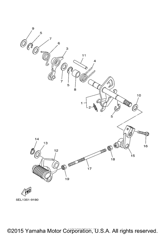 Shift shaft