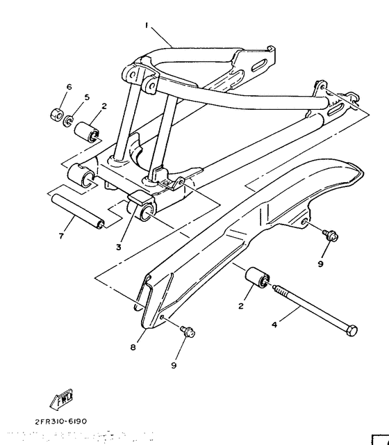 Rear arm & suspension