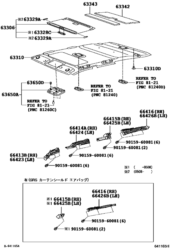 Roof Headlining & Silencer Pad