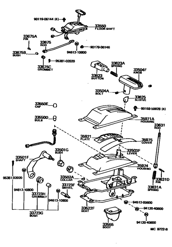 Shift Lever & Retainer