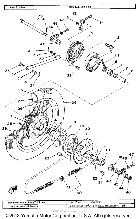Rear wheel