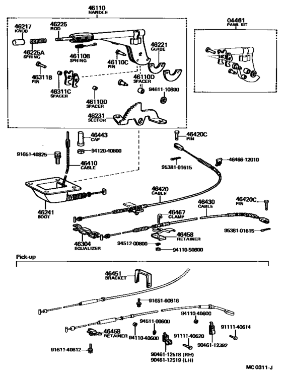 Parking Brake & Cable