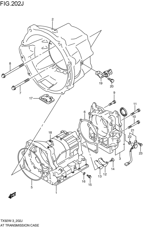 at - transmission case