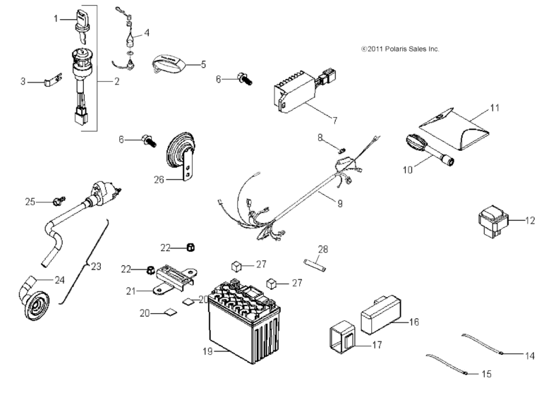 Electrical, switches, harness and parts