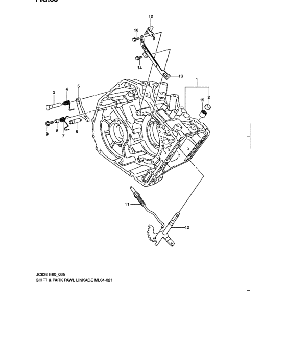 Shift & park pawl linkage