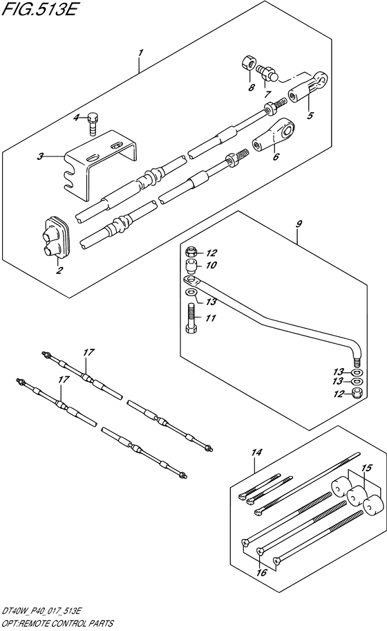 Opt:remote control parts