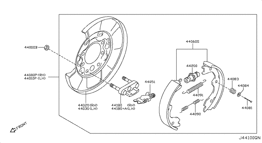 Rear brake