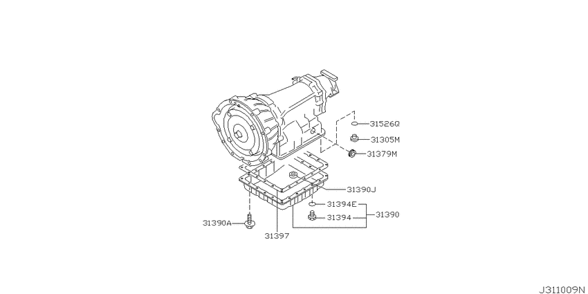 Torque converter,housing & case