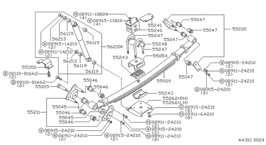 Rear suspension