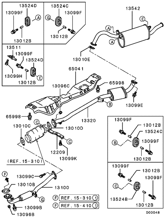 Exhaust pipe & muffler