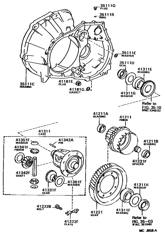 Front Axle Housing & Differential