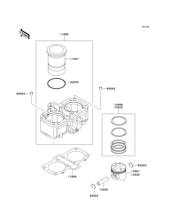 Cylinder/piston(s)