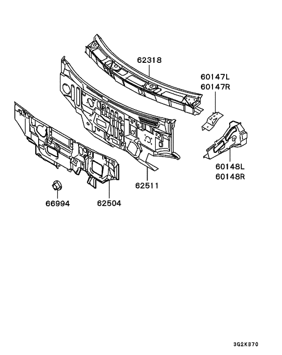 Front deck & insulator