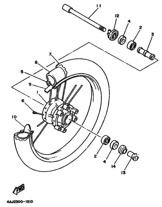 Front wheel