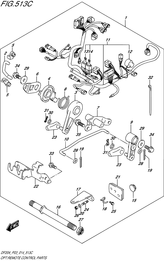 Opt:remote control parts
