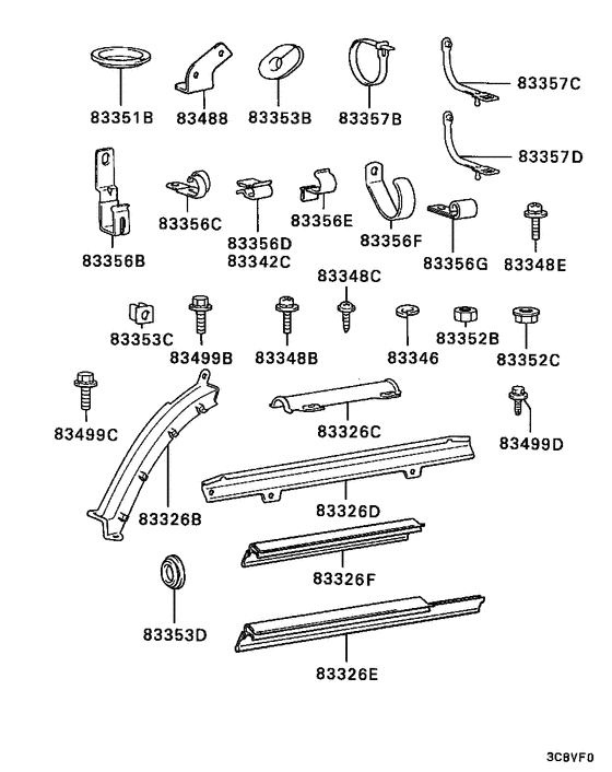 Wiring & attaching parts