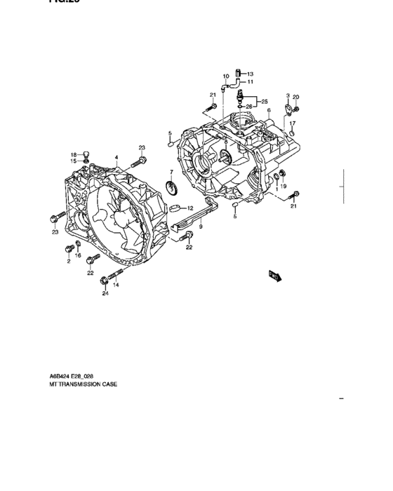 Mt transmission case