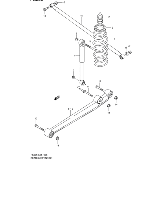 Rear suspension