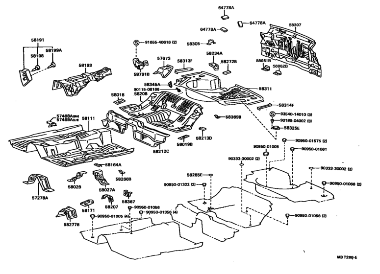 Floor Pan & Lower Back Panel