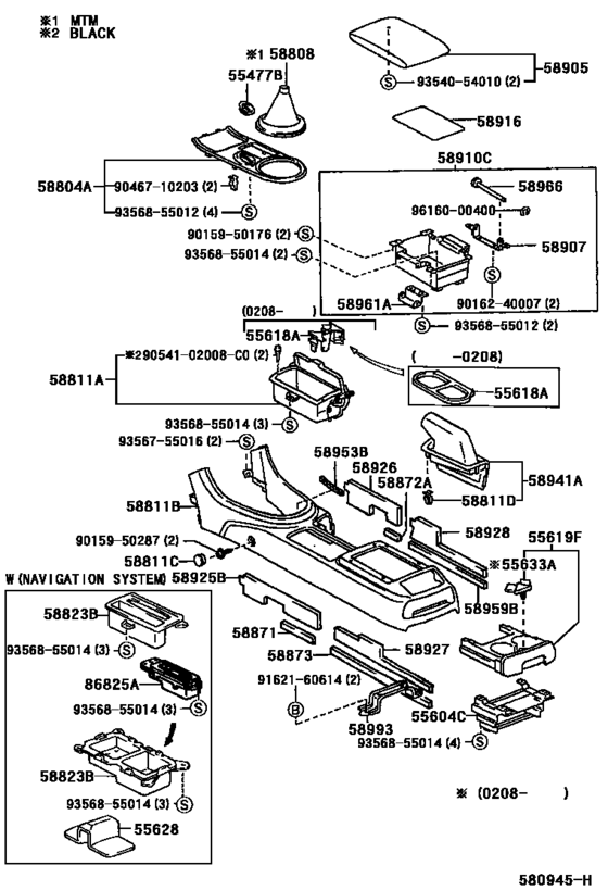 Console Box & Bracket