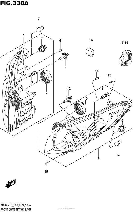 Front Combination Lamp