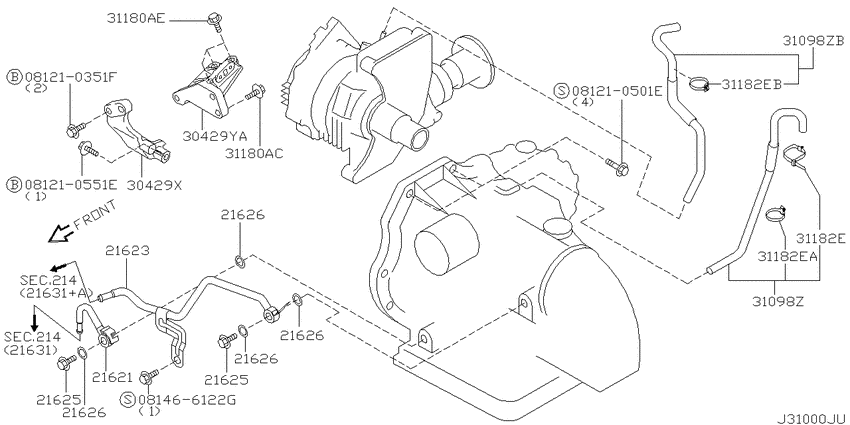 Auto transmission,transaxle & fitting