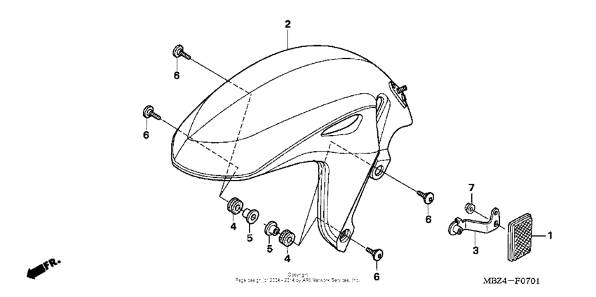 Front fender (2)