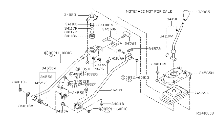 Transmission control & linkage