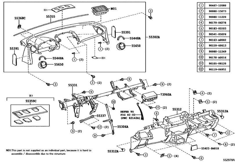Instrument Panel & Glove Compartment