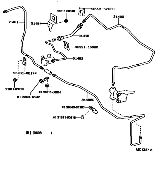 Clutch Pedal & Flexible Hose