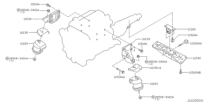 Engine & transmission   mounting