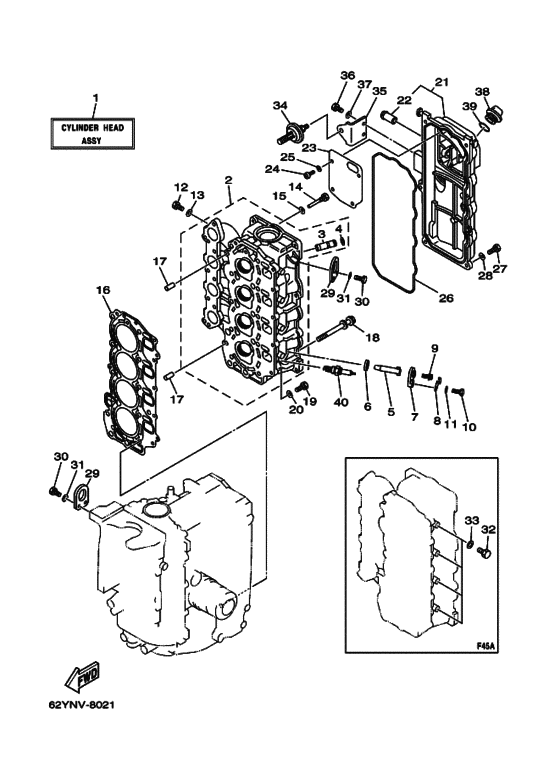 Cylinder & crankcase 2
