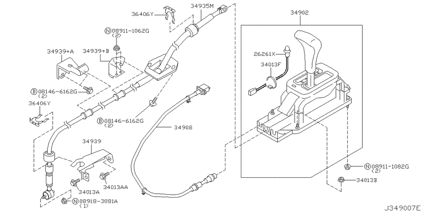 Auto transmission control device