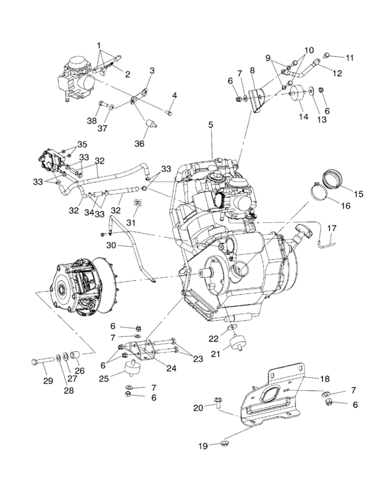 Engine mounting