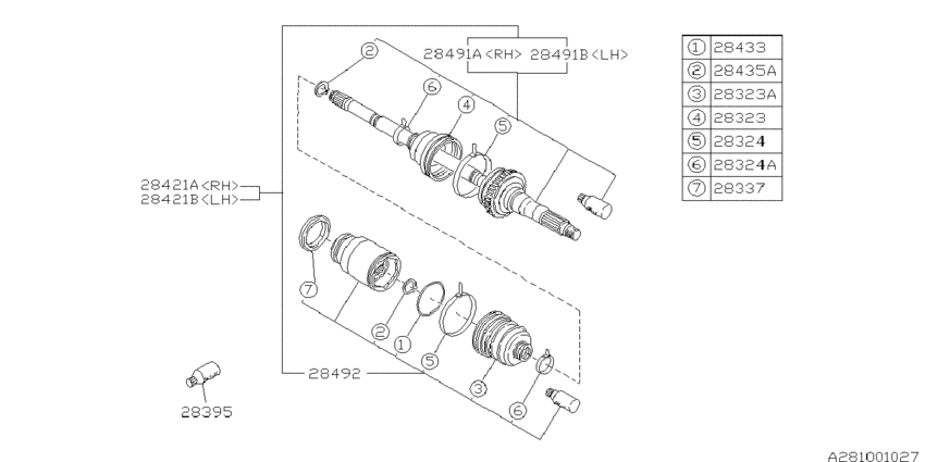 Rear axle